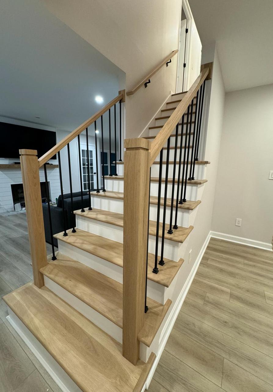 Stair remodeling project in Marietta GA